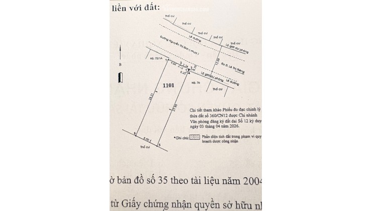 [KH059*] Mặt tiền 8m Nguyễn Thị Xinh, Thới An - Giá rẻ nhất khu vực: 16.x tỷ